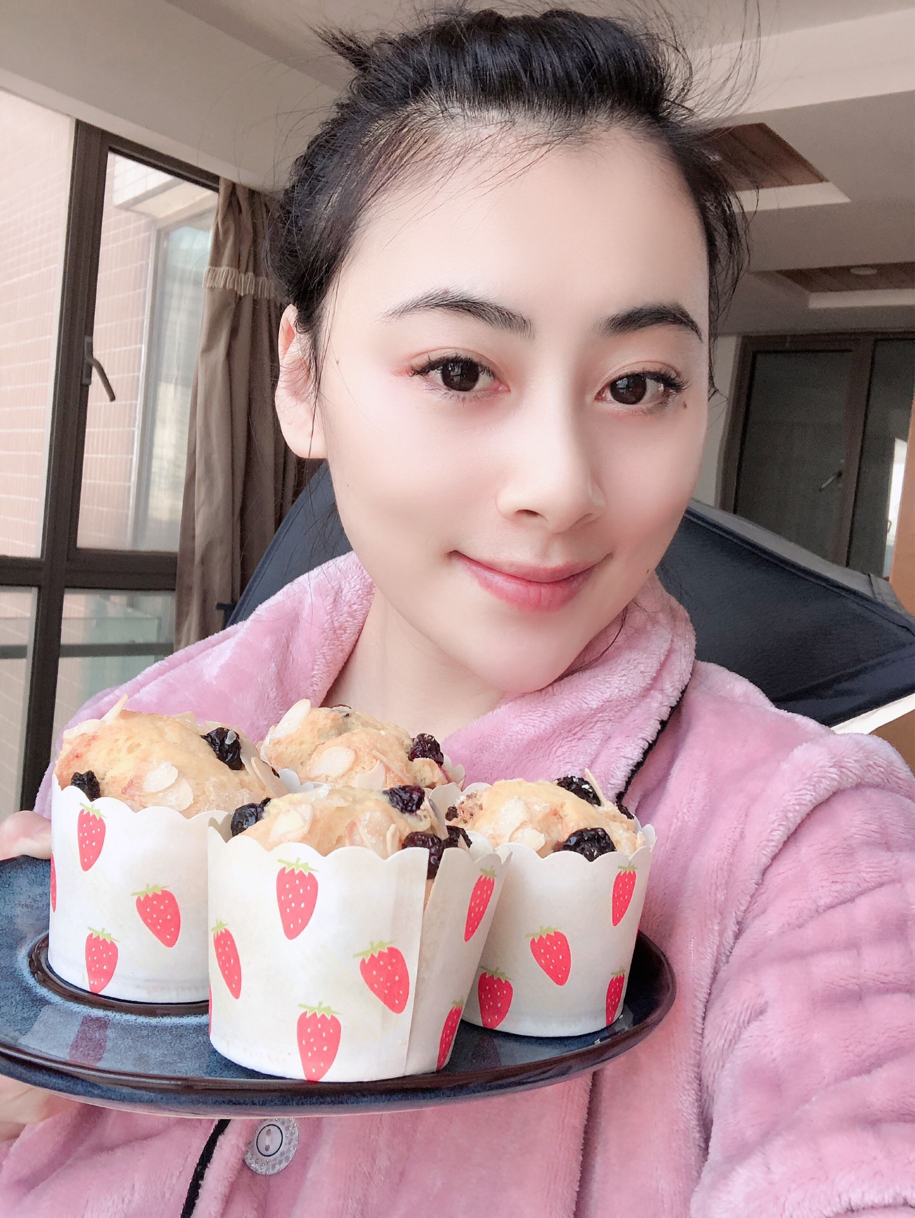 杏仁麦芬杯子蛋糕