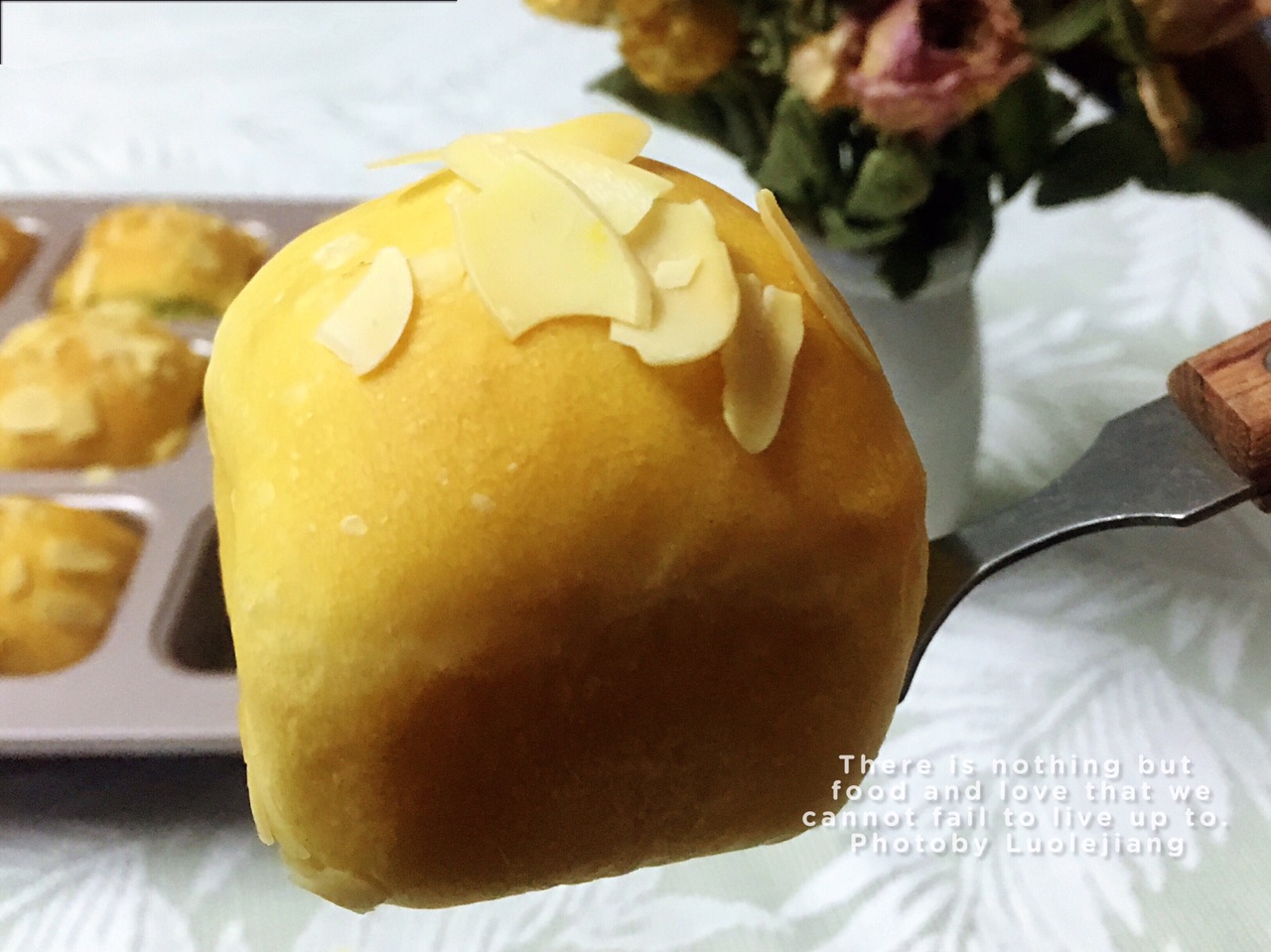 杏仁抹茶奶酥小餐包（水合法）