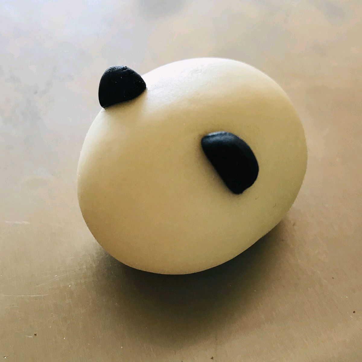 熊猫板栗包！（卡通造型馒头）