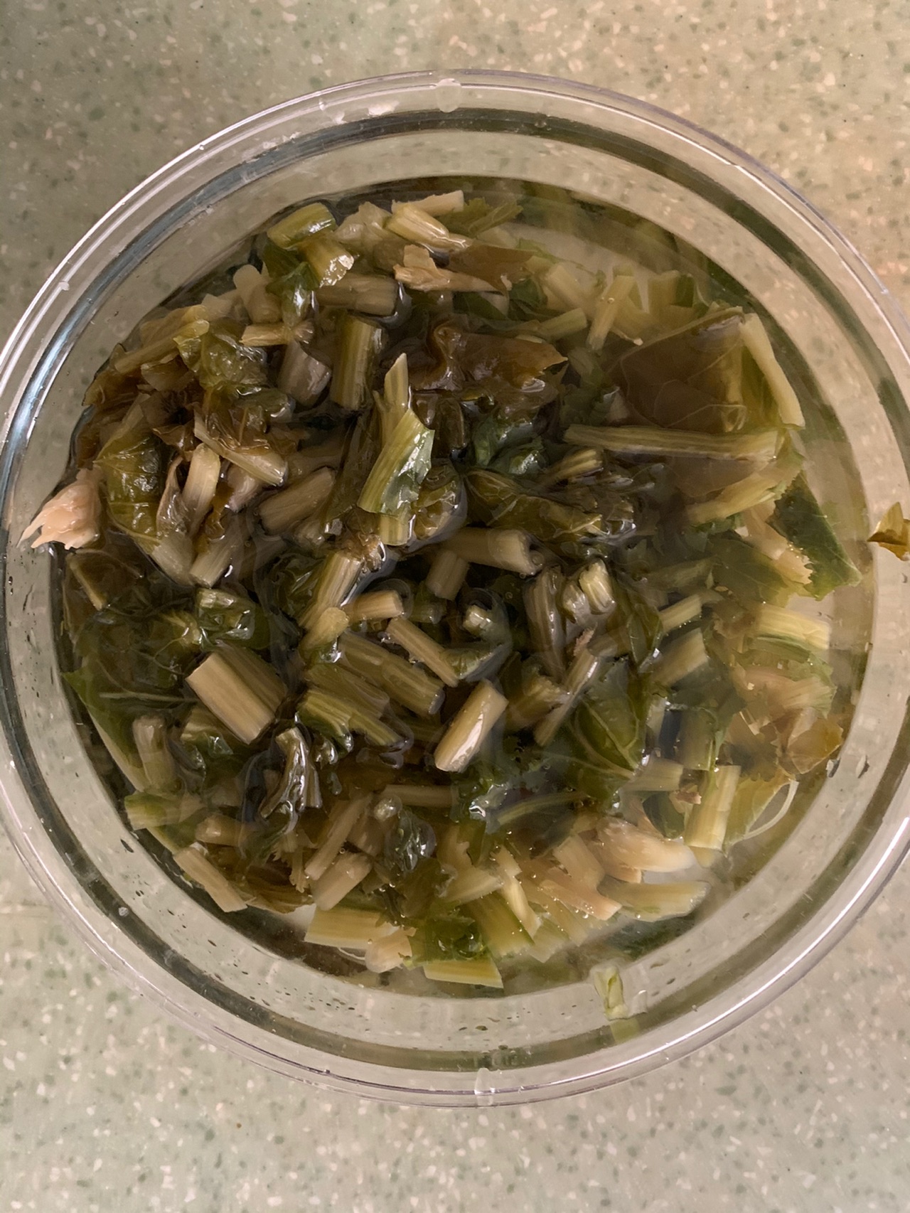 雪菜炒黄豆