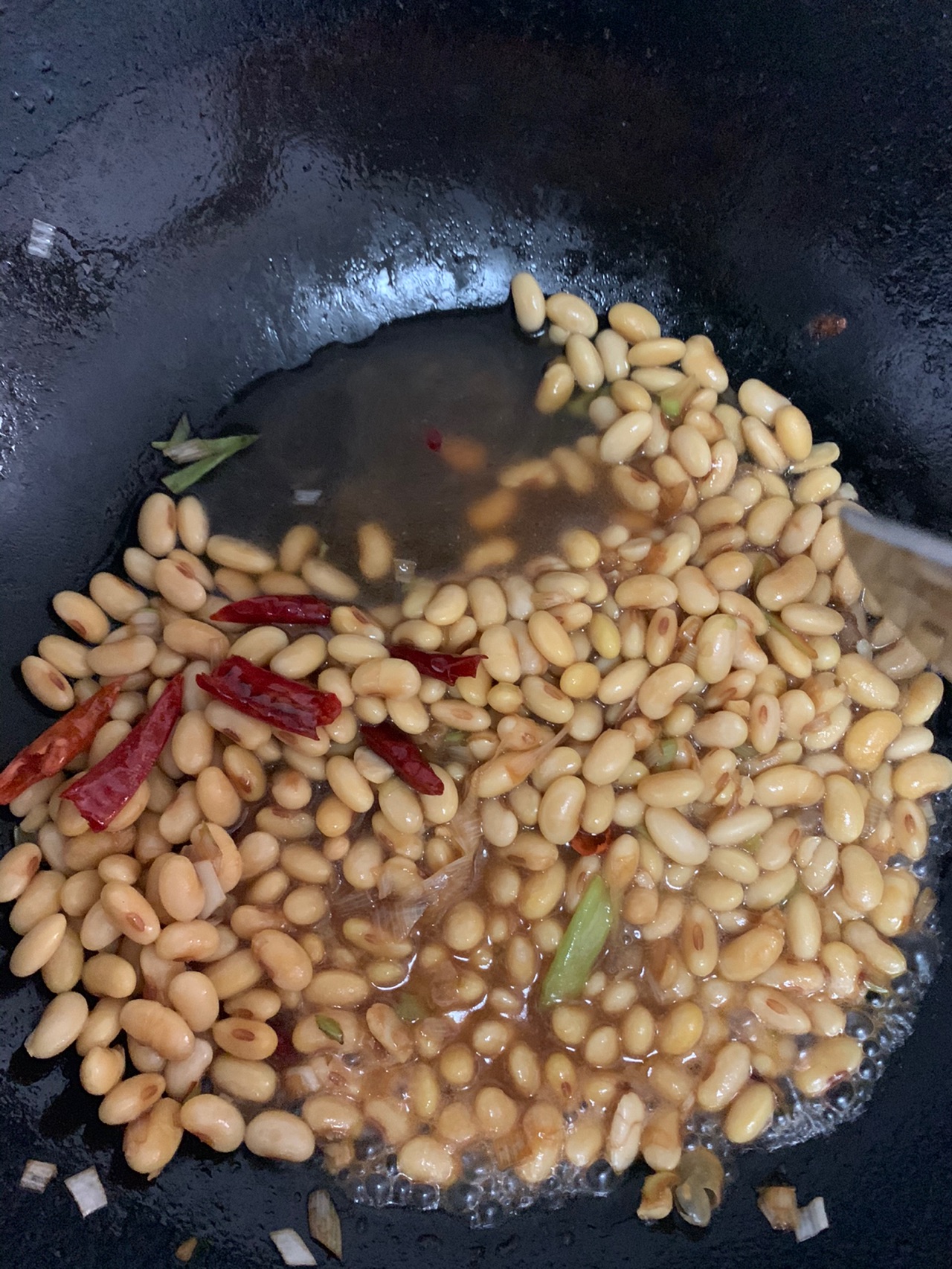 雪菜炒黄豆