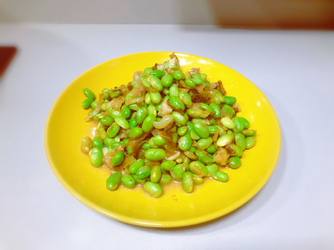 雪菜毛豆