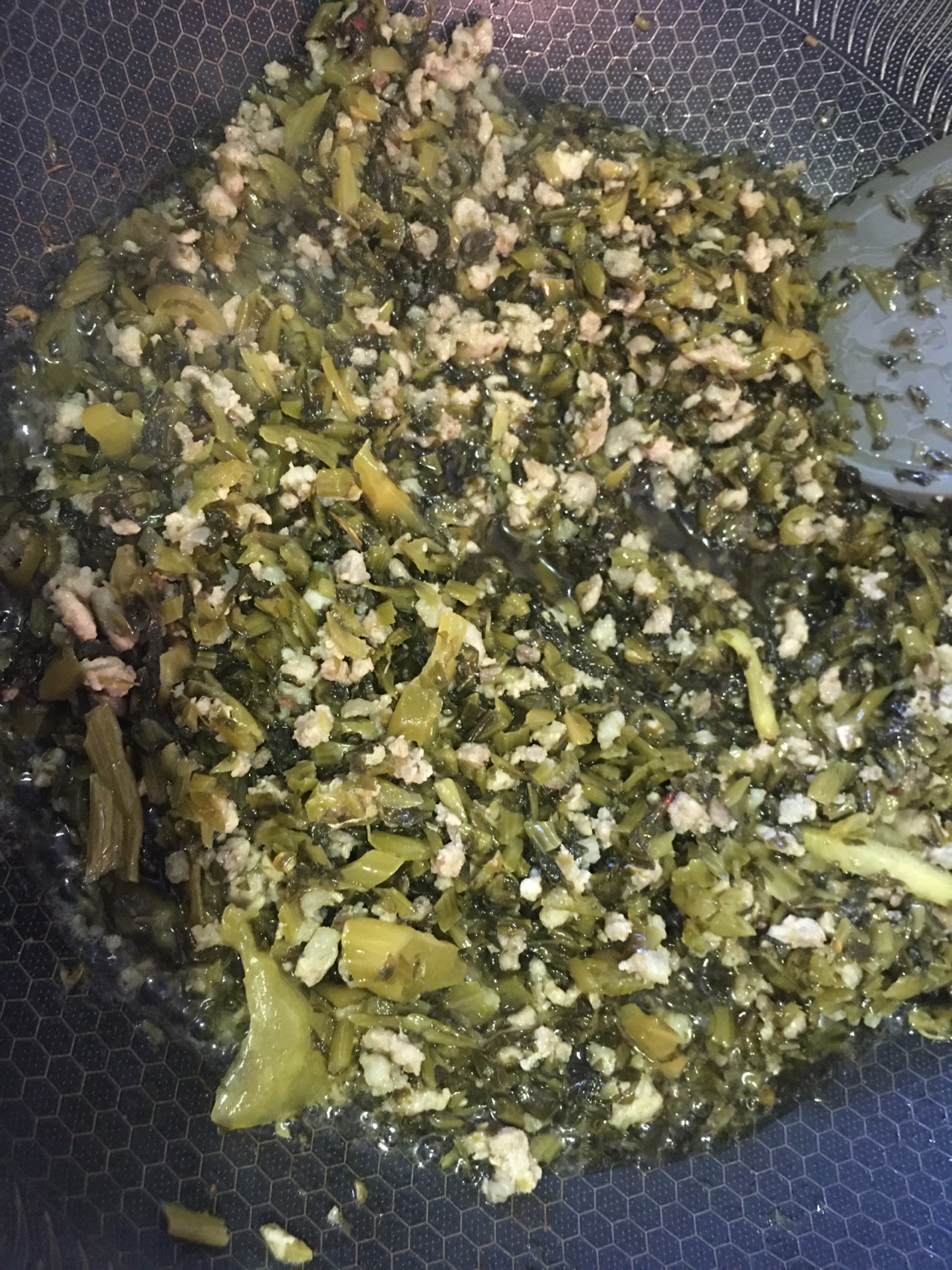 雪菜肉沫包