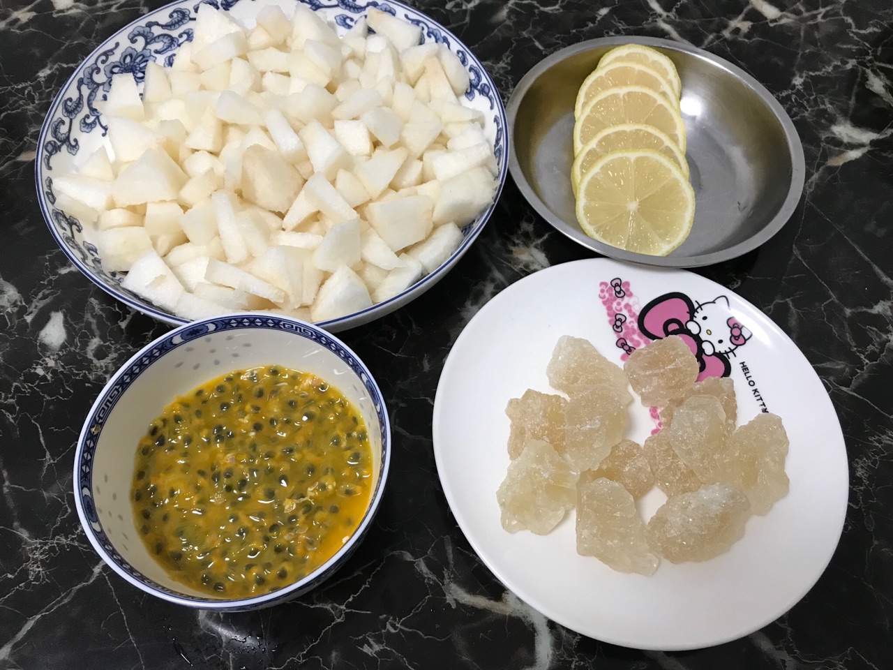 雪梨百香果酱