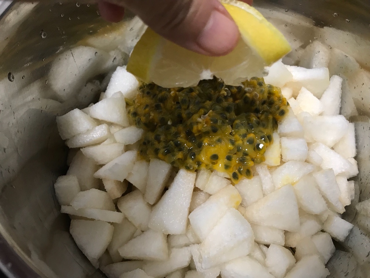 雪梨百香果酱
