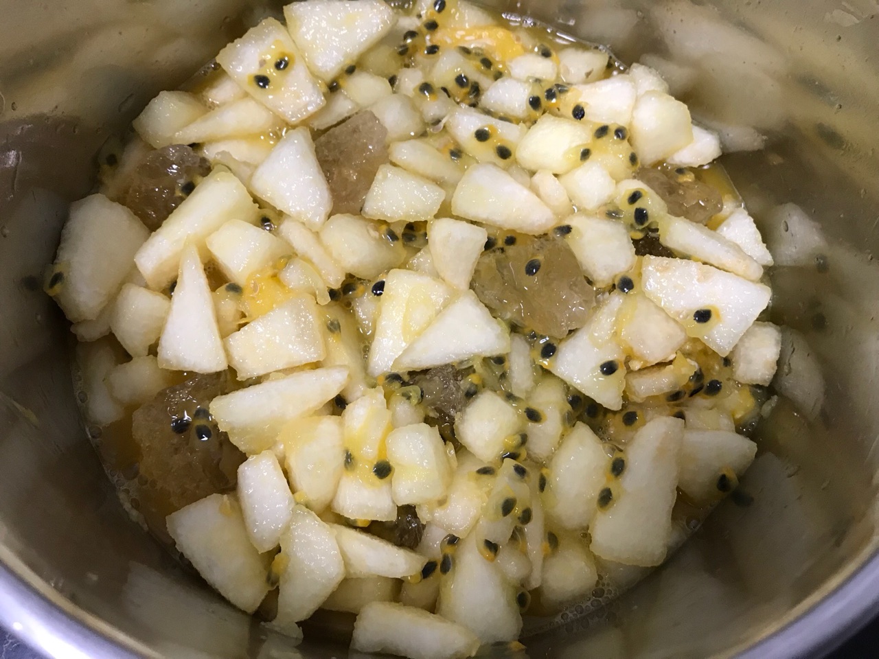 雪梨百香果酱