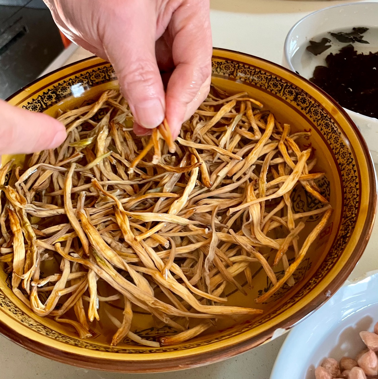学小叔做的烤麸（素什锦）