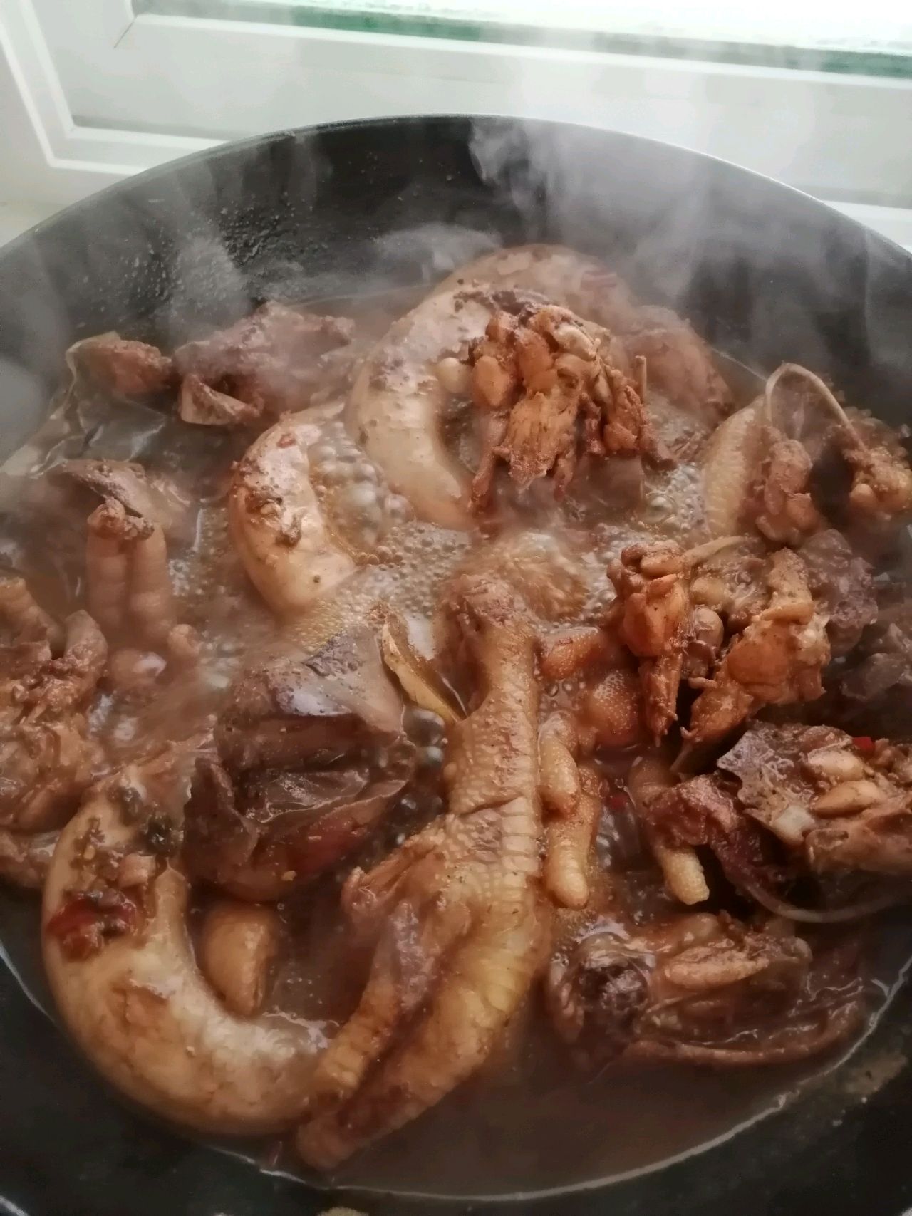 熏酱鸡下货