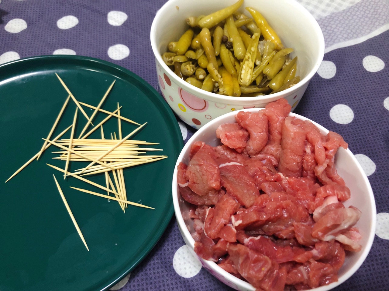 牙签牛肉