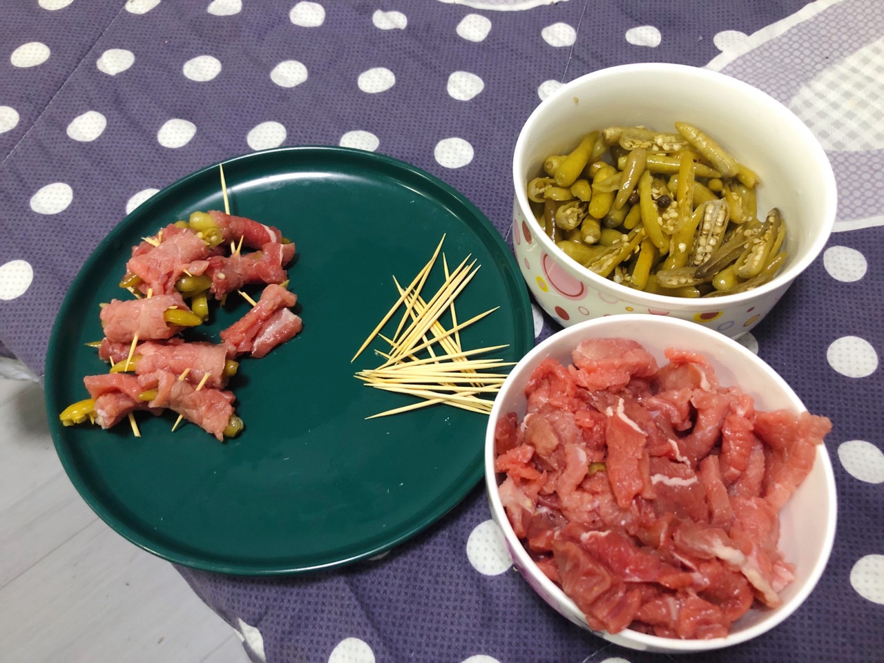 牙签牛肉
