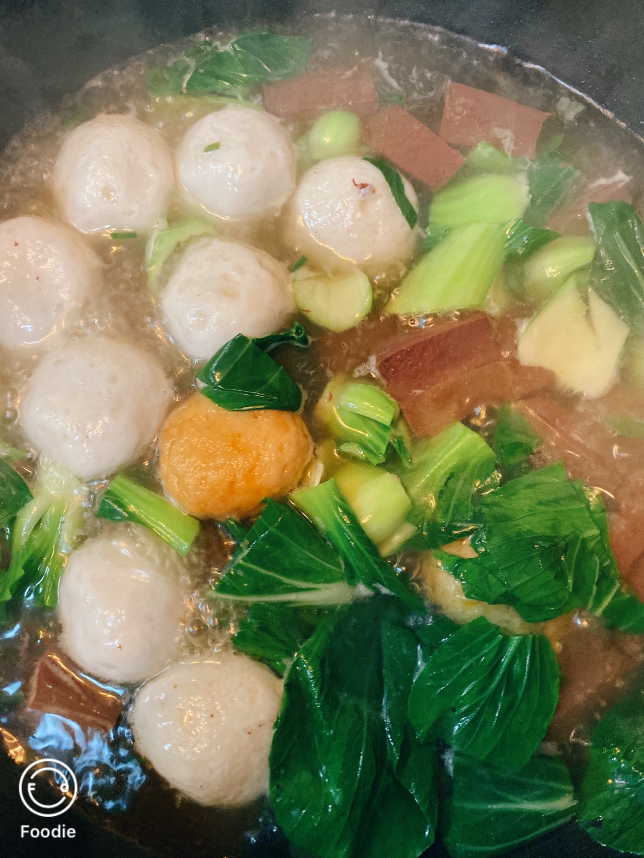 鸭血鱼丸汤