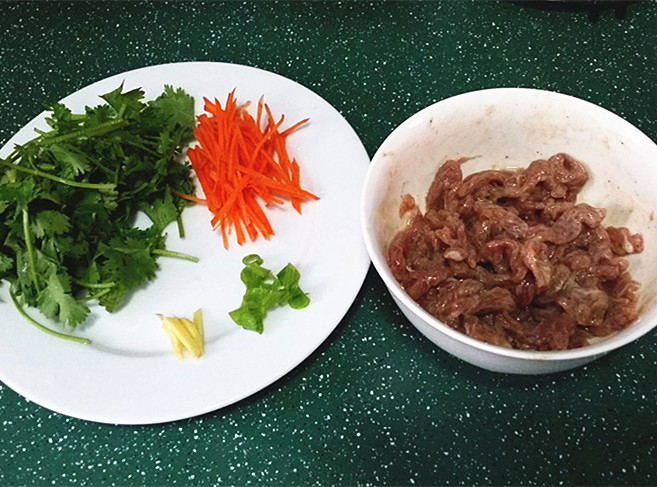 芫爆牛肉丝