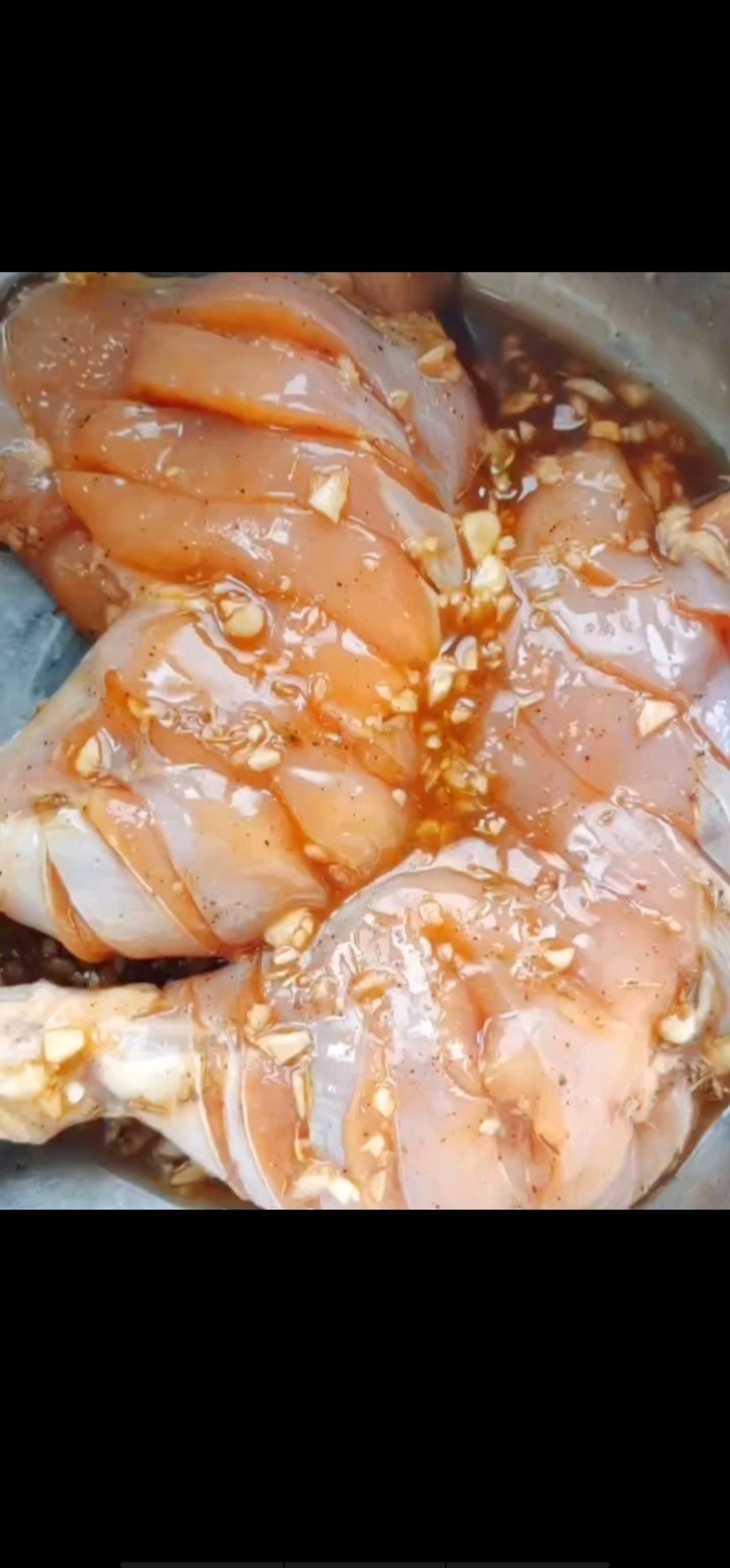 燕麦片烤鸡腿