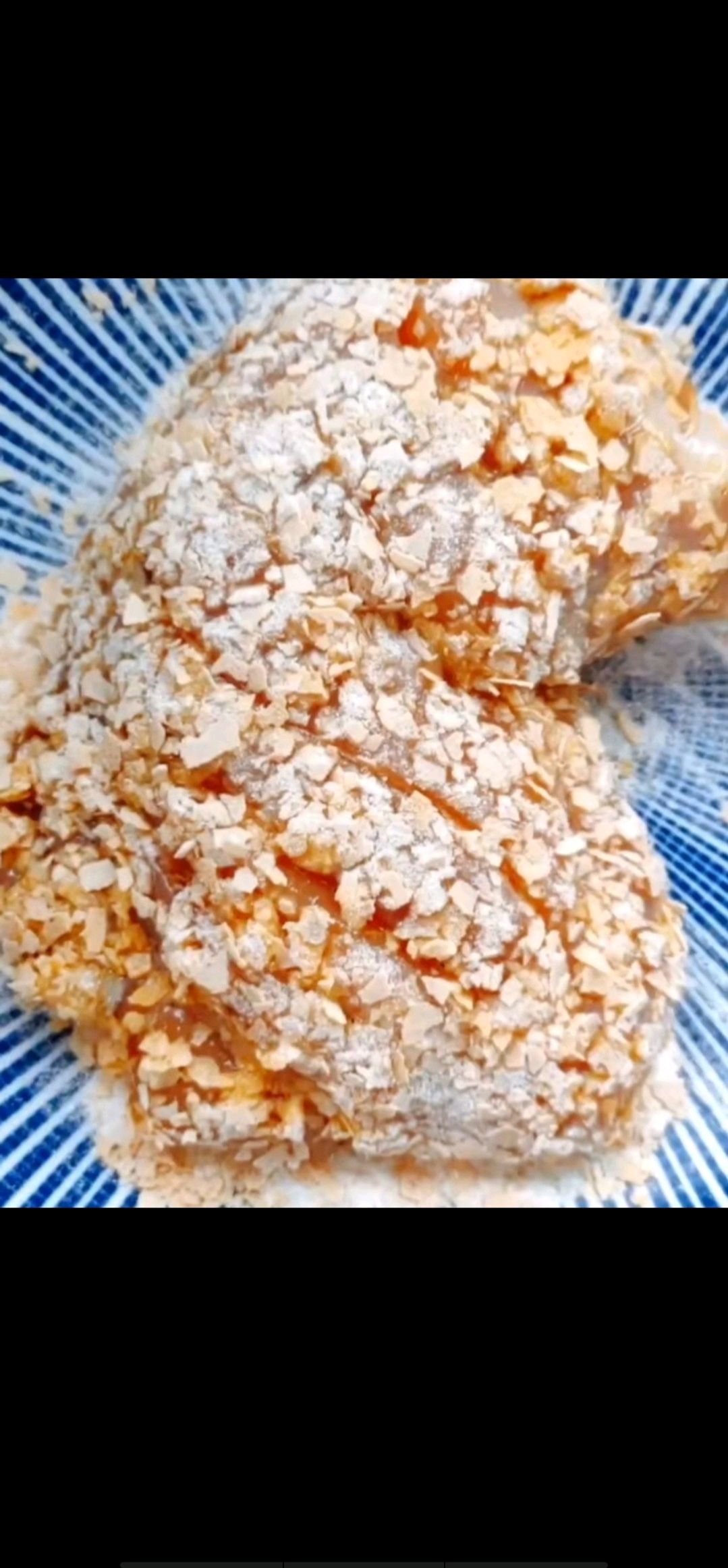 燕麦片烤鸡腿