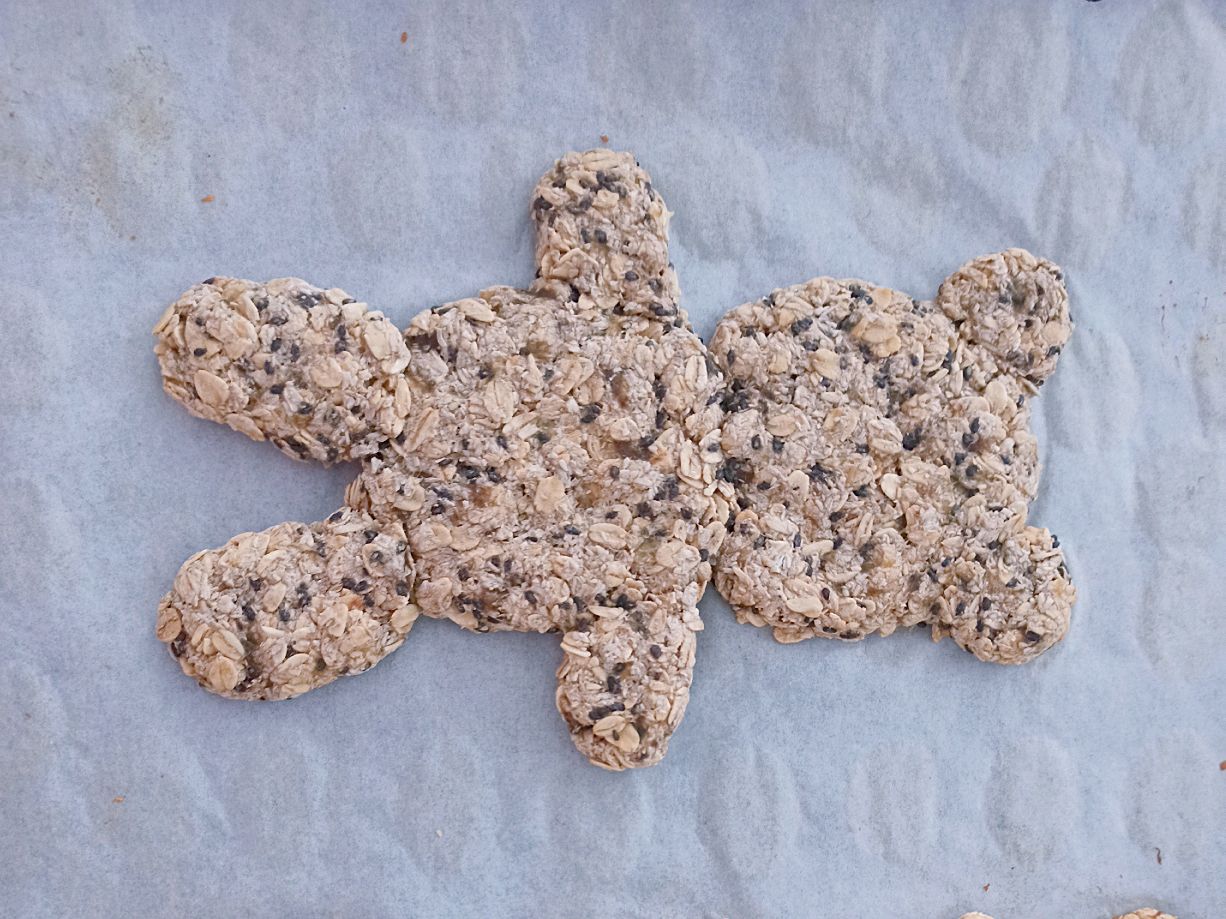 燕麦小熊饼干