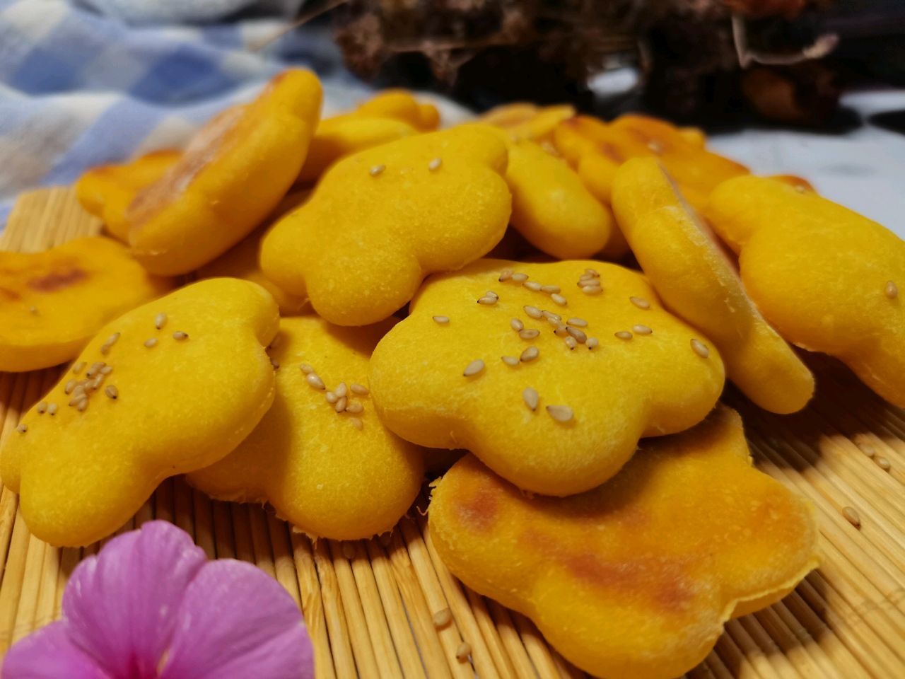 颜值爆表「南瓜饼」