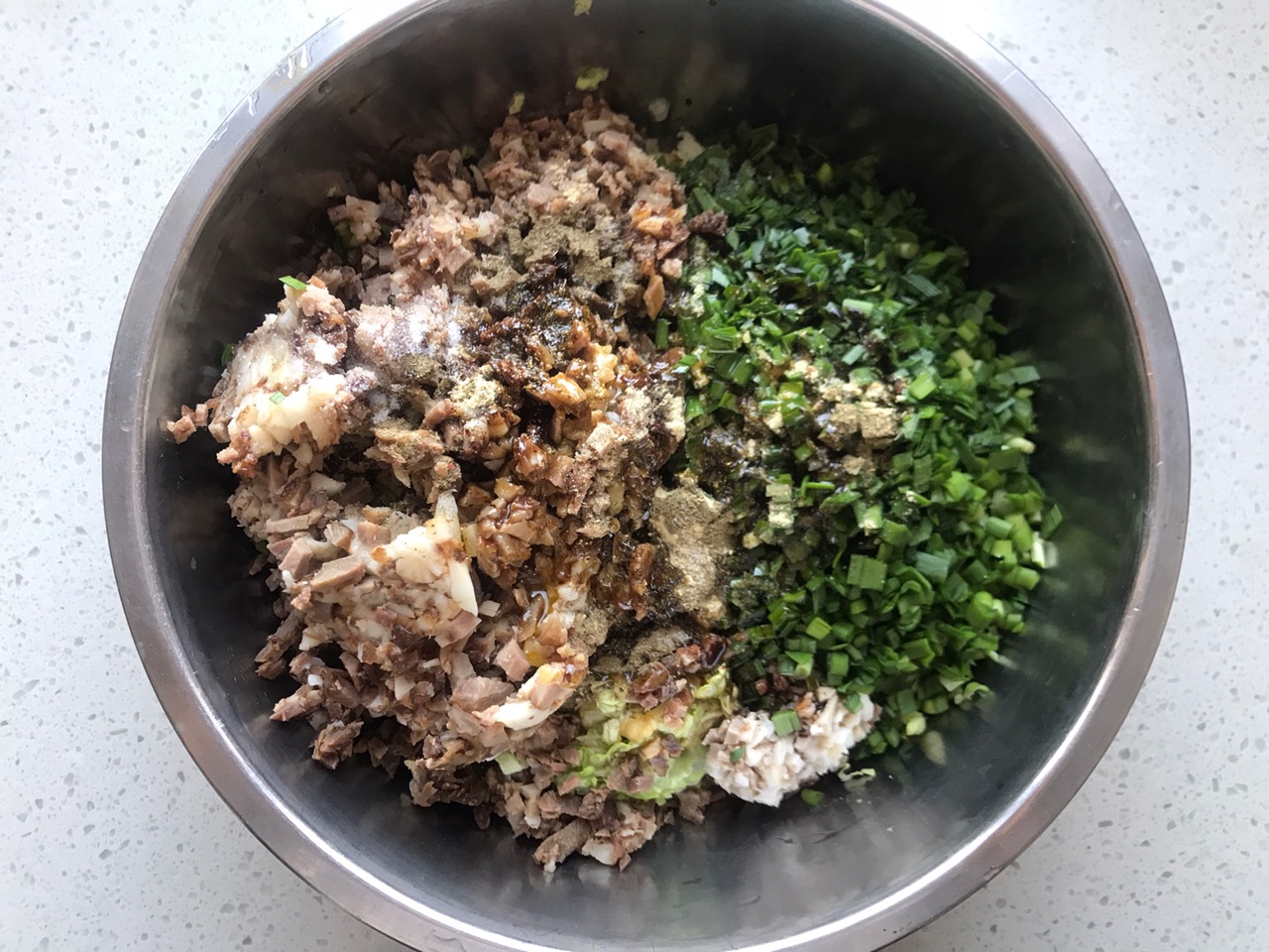 腌猪肉白菜大包子