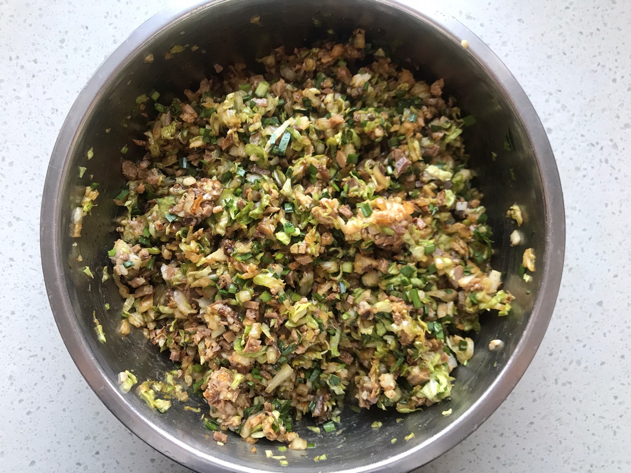 腌猪肉白菜大包子
