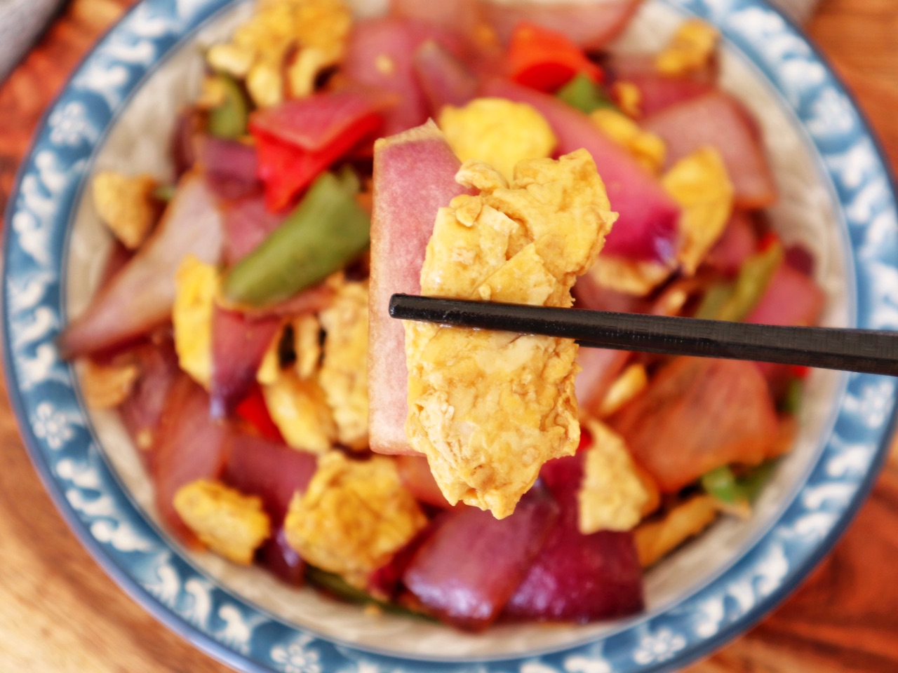 洋葱炒鸡蛋