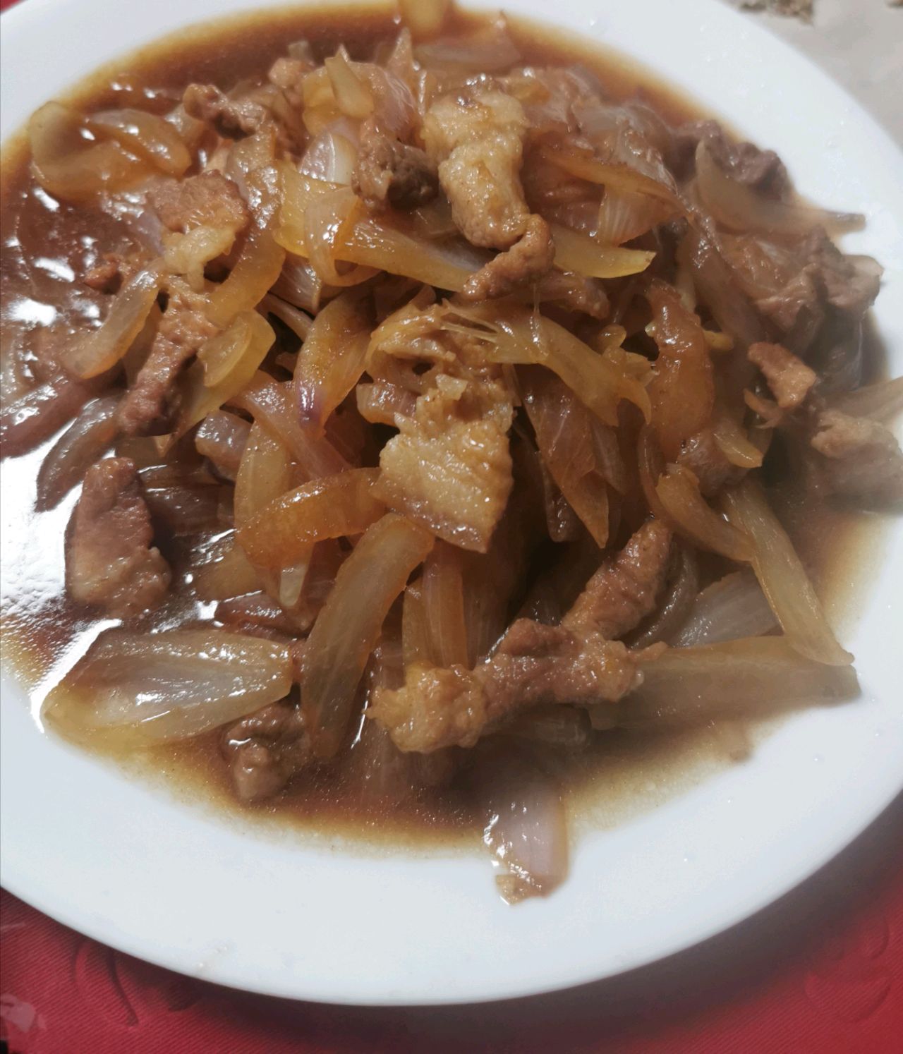 洋葱炒肉丝