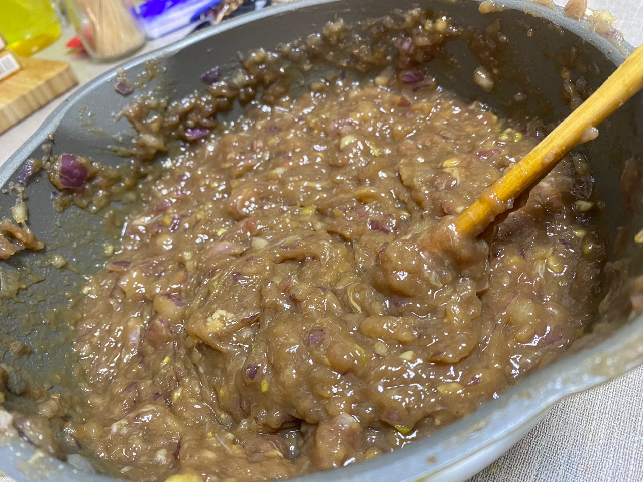 洋葱大葱牛肉灌汤水饺