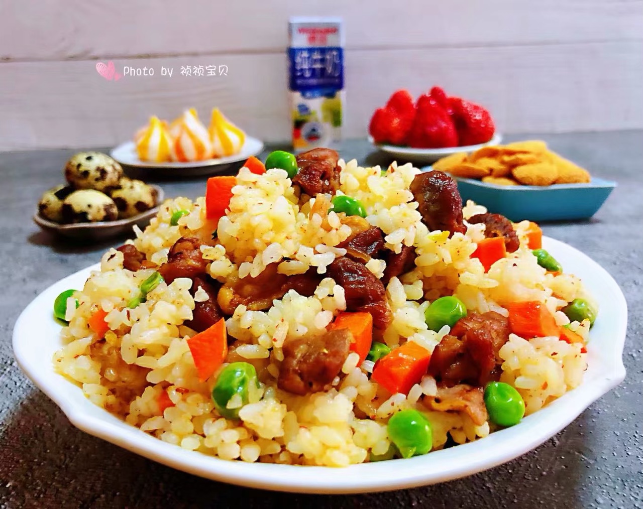 羊肉串炒饭