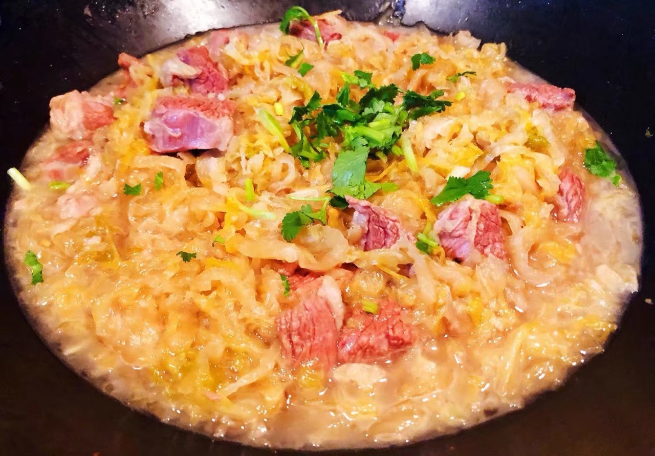 羊肉炖酸菜