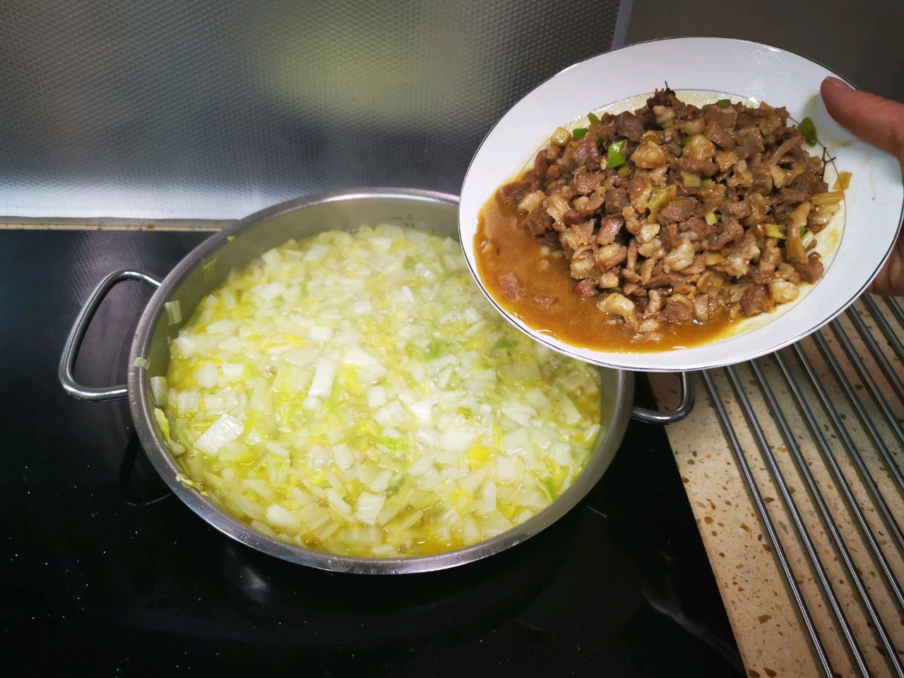羊肉下杂面