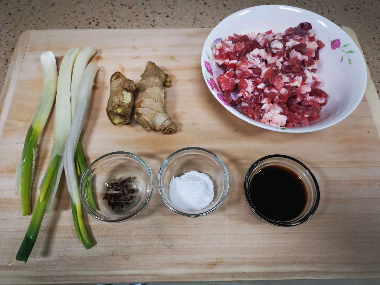 羊肉下杂面