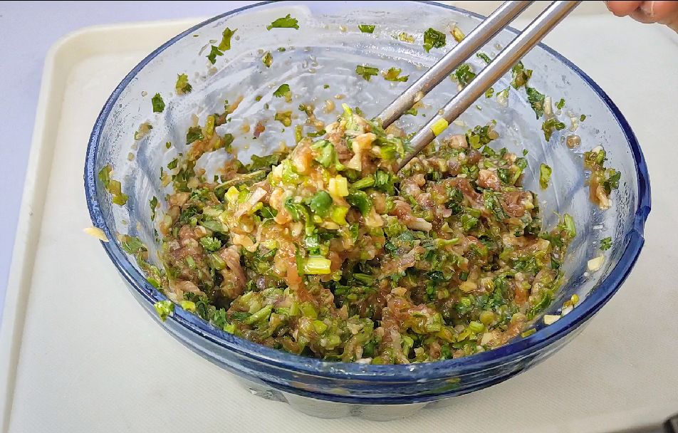 羊肉香菜大水饺