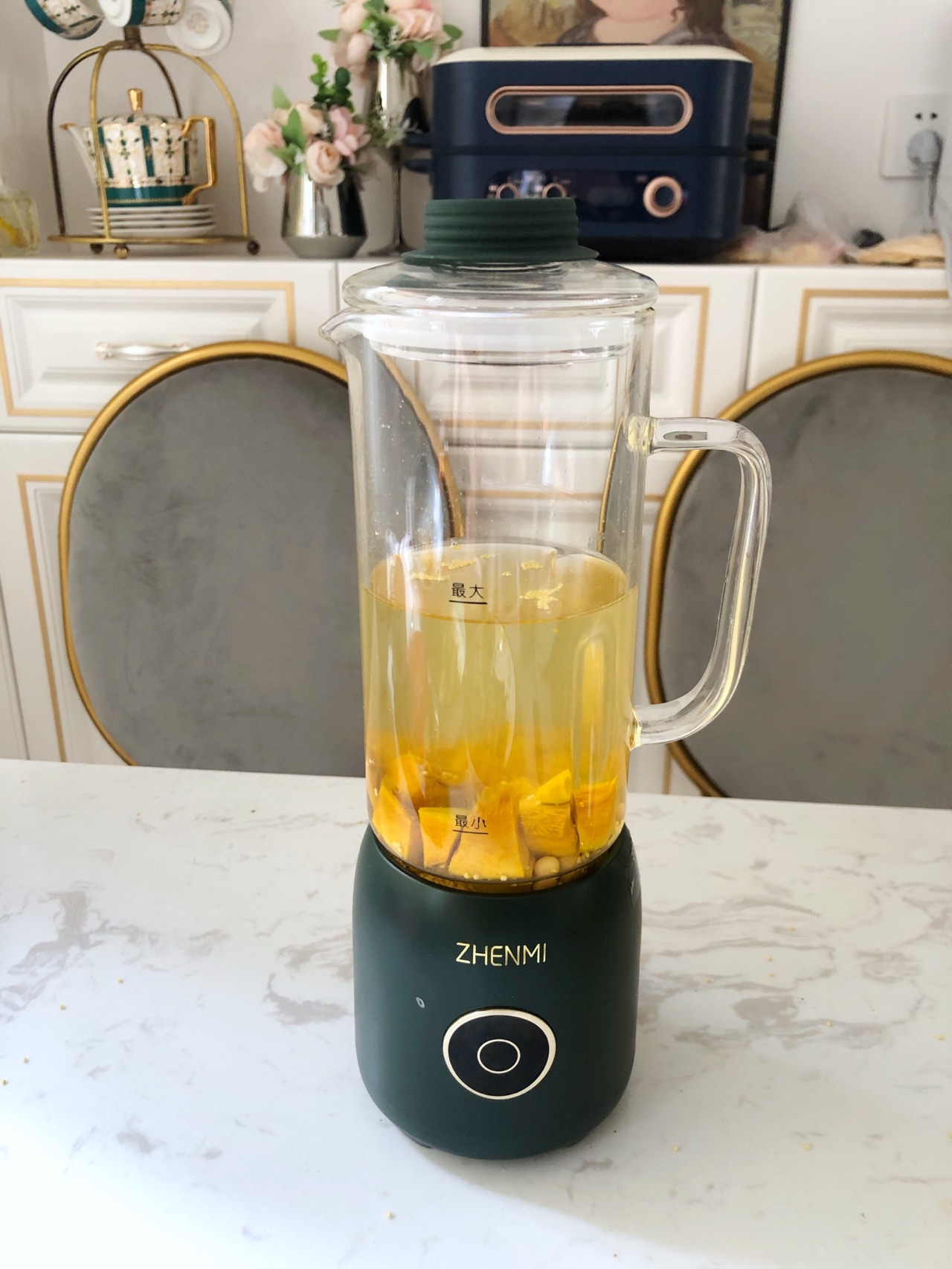 养胃南瓜小米豆浆