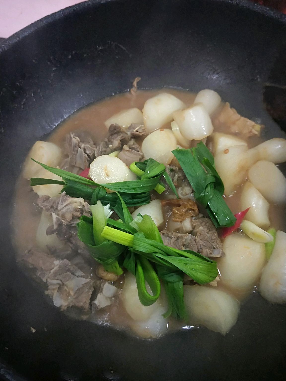 羊蝎子炖萝卜