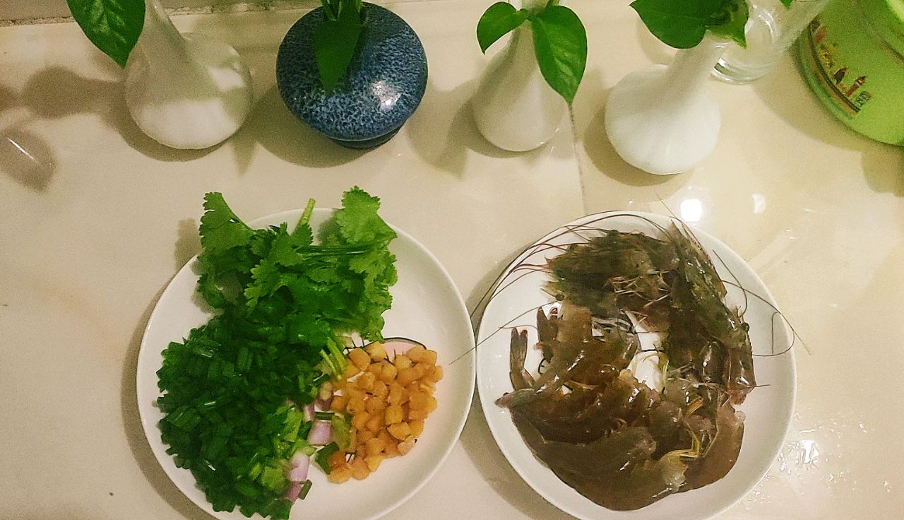 瑶柱鲜虾粥