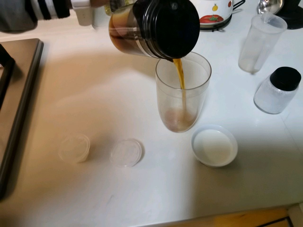 椰果芋圆奶茶