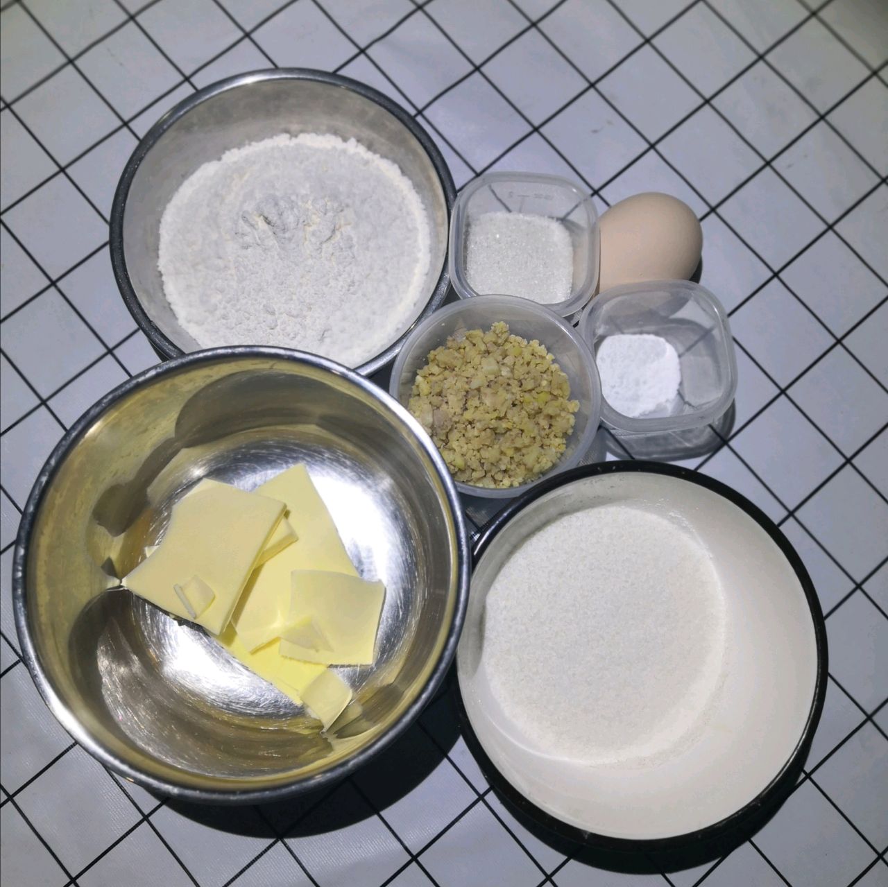 椰蓉板栗饼