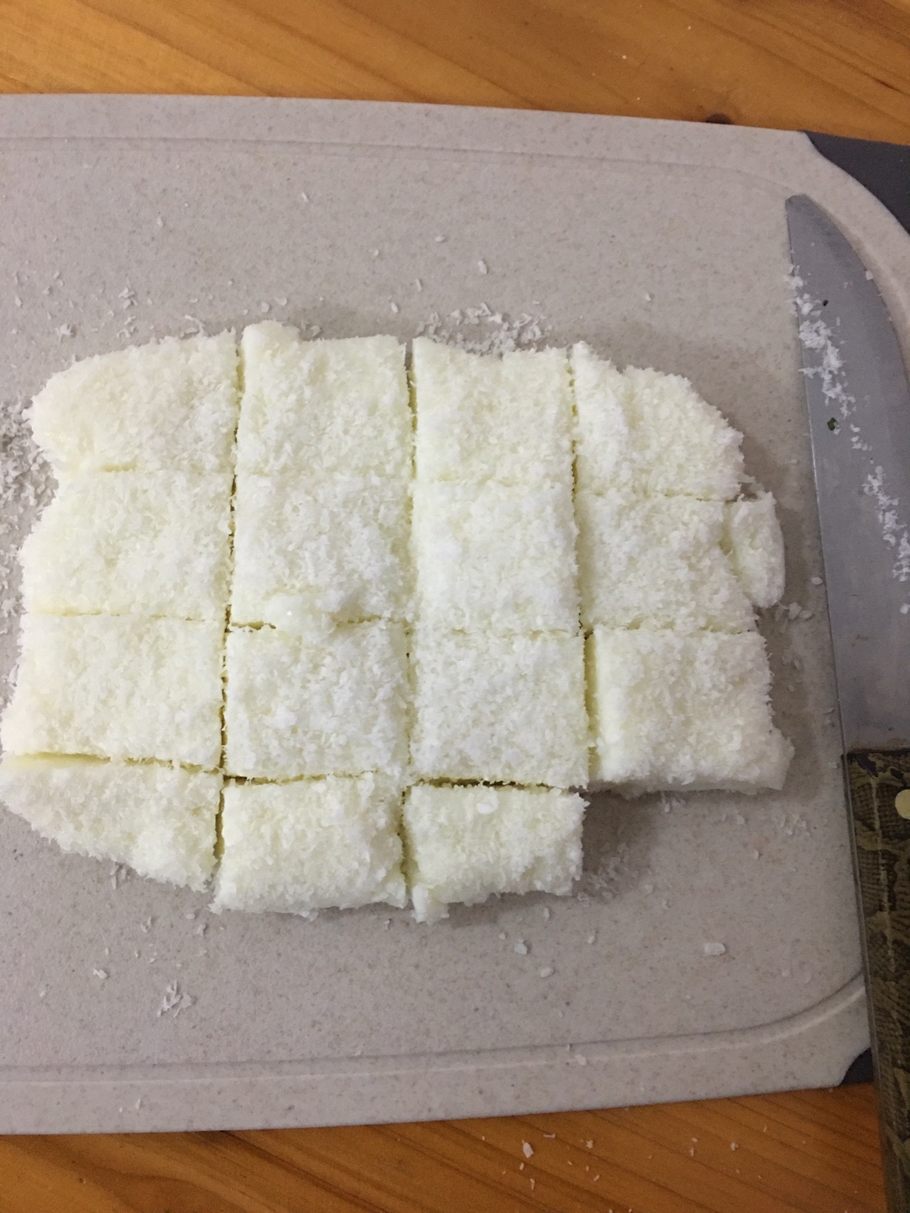 椰蓉牛奶小方