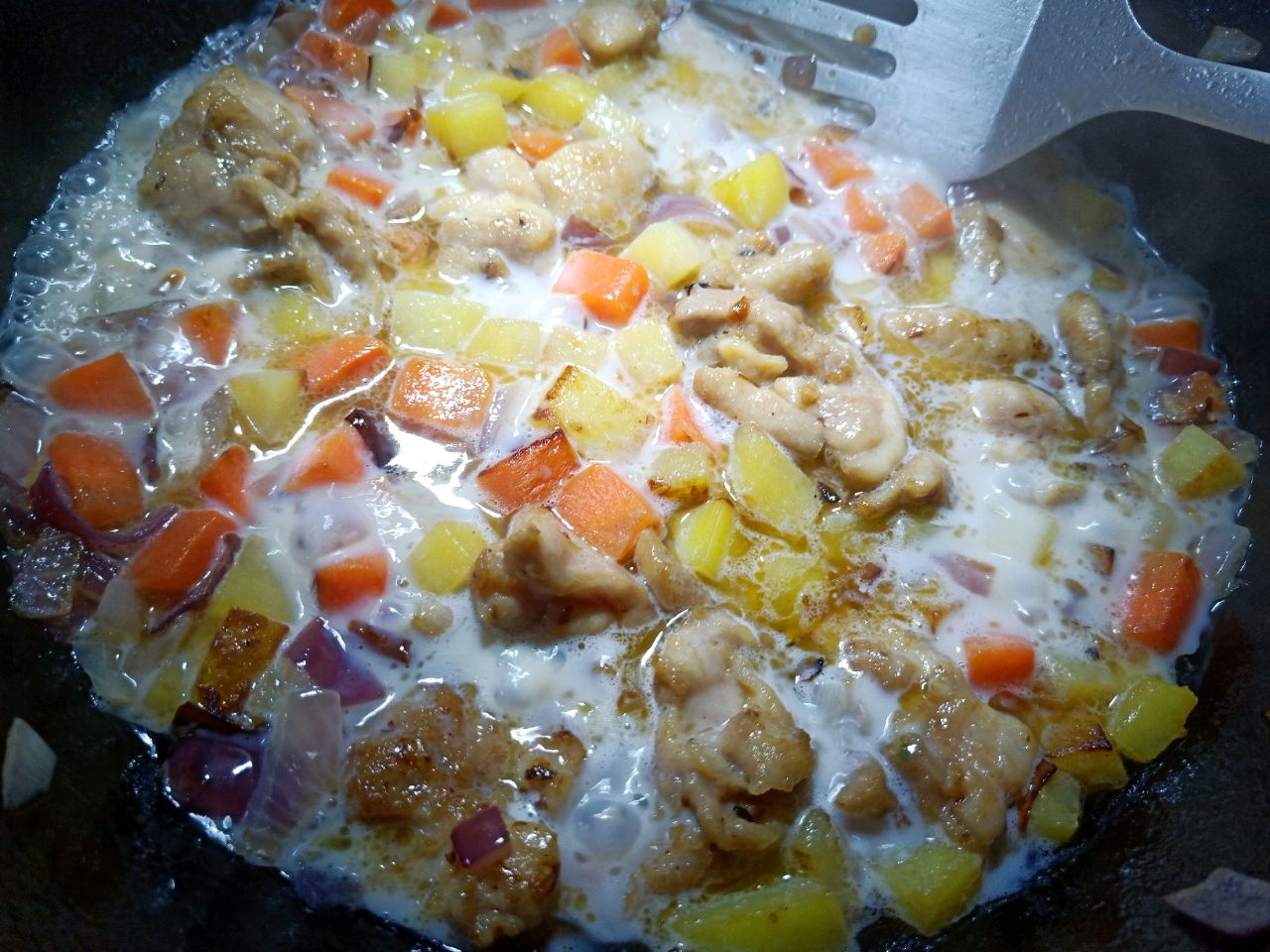 椰汁咖喱鸡