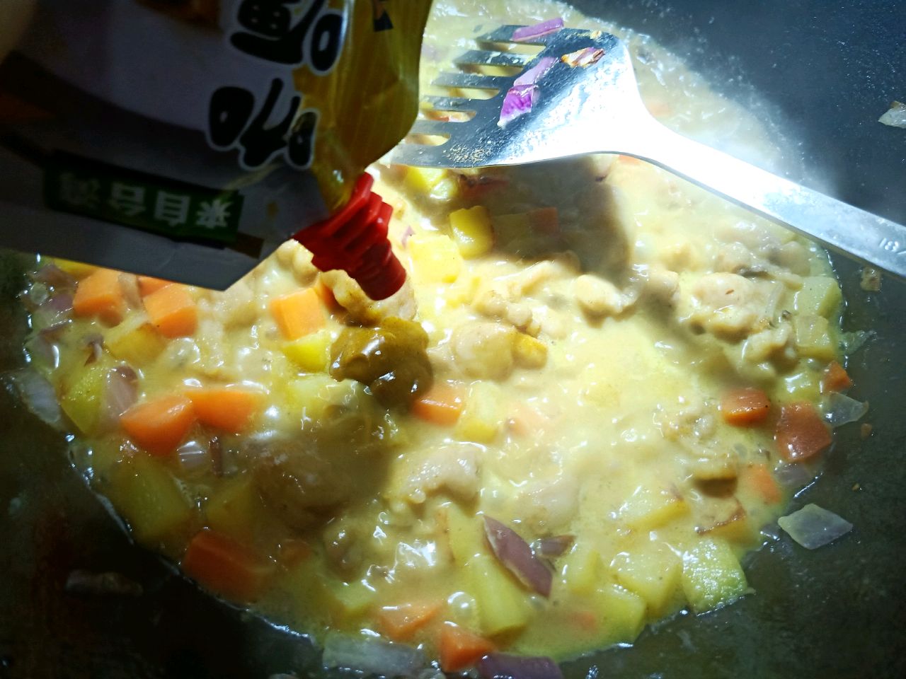椰汁咖喱鸡