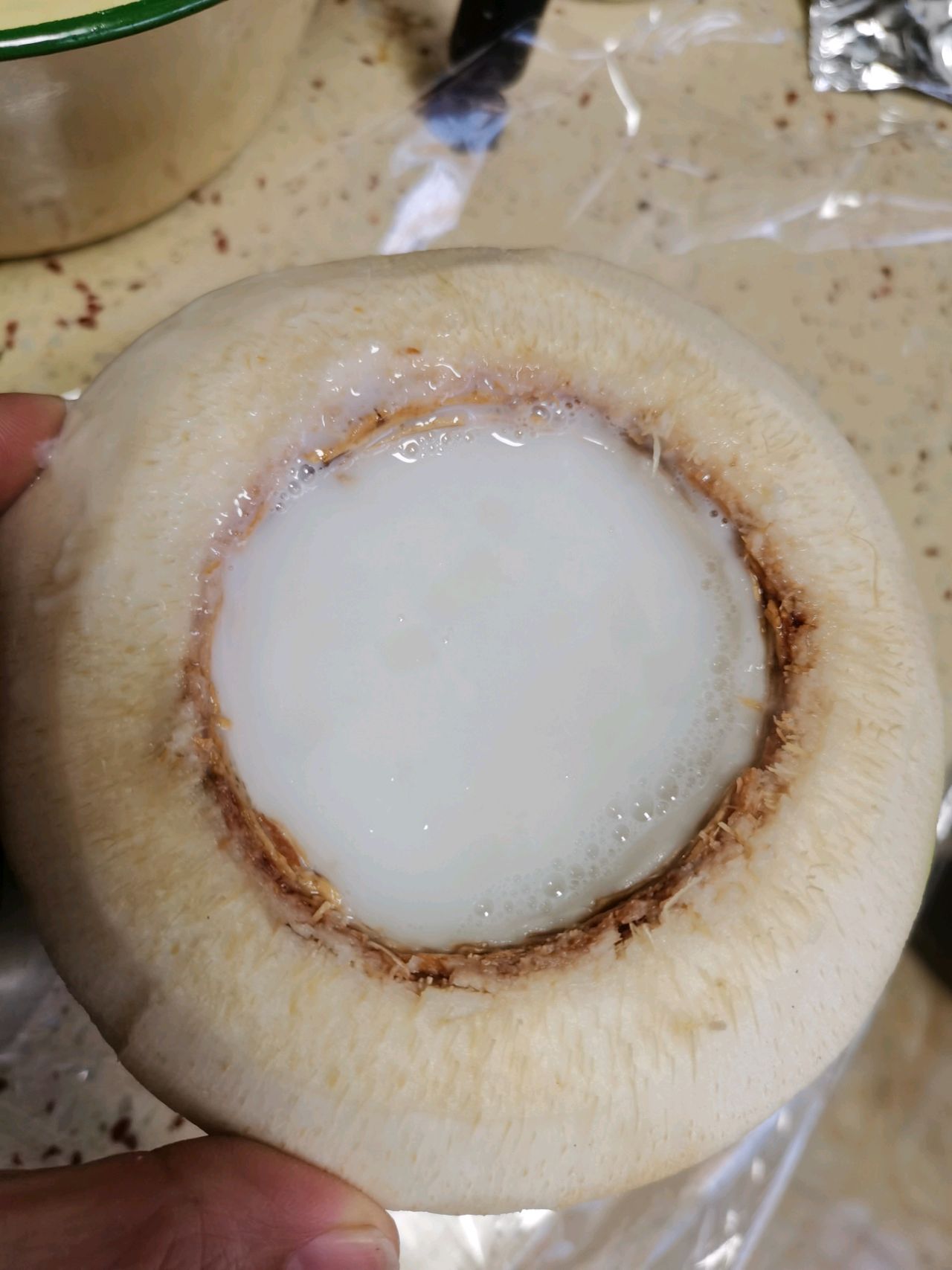 椰子鸡汤（附椰子冻做法）
