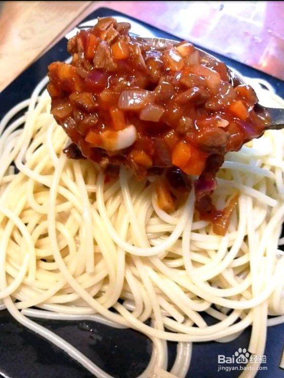 意大利面肉酱的做法