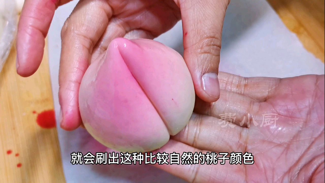 以假乱真的寿桃包做法，学会以后老人过寿不用买蛋糕了