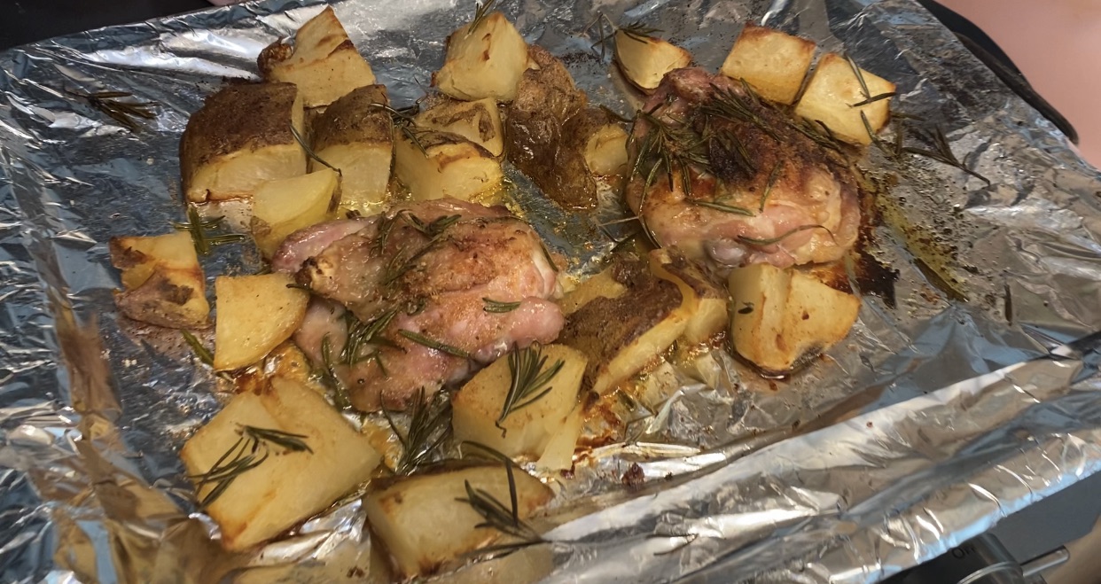 意式蒜香迷迭香烤鸡腿
