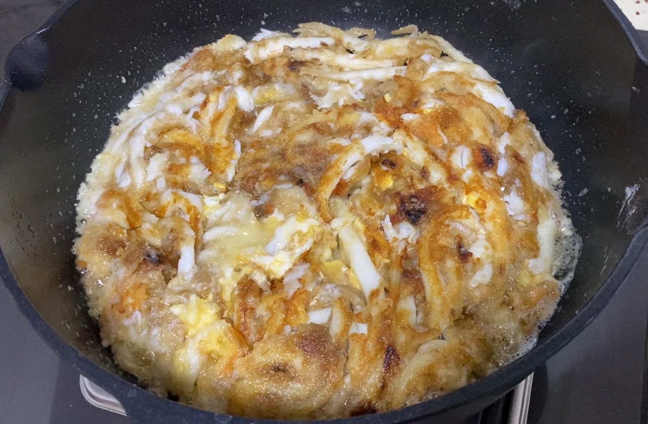 银鱼煎饼