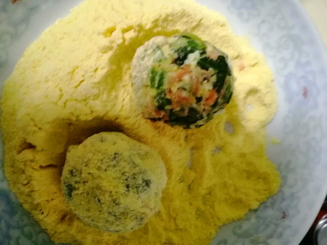 营养美味菜团子