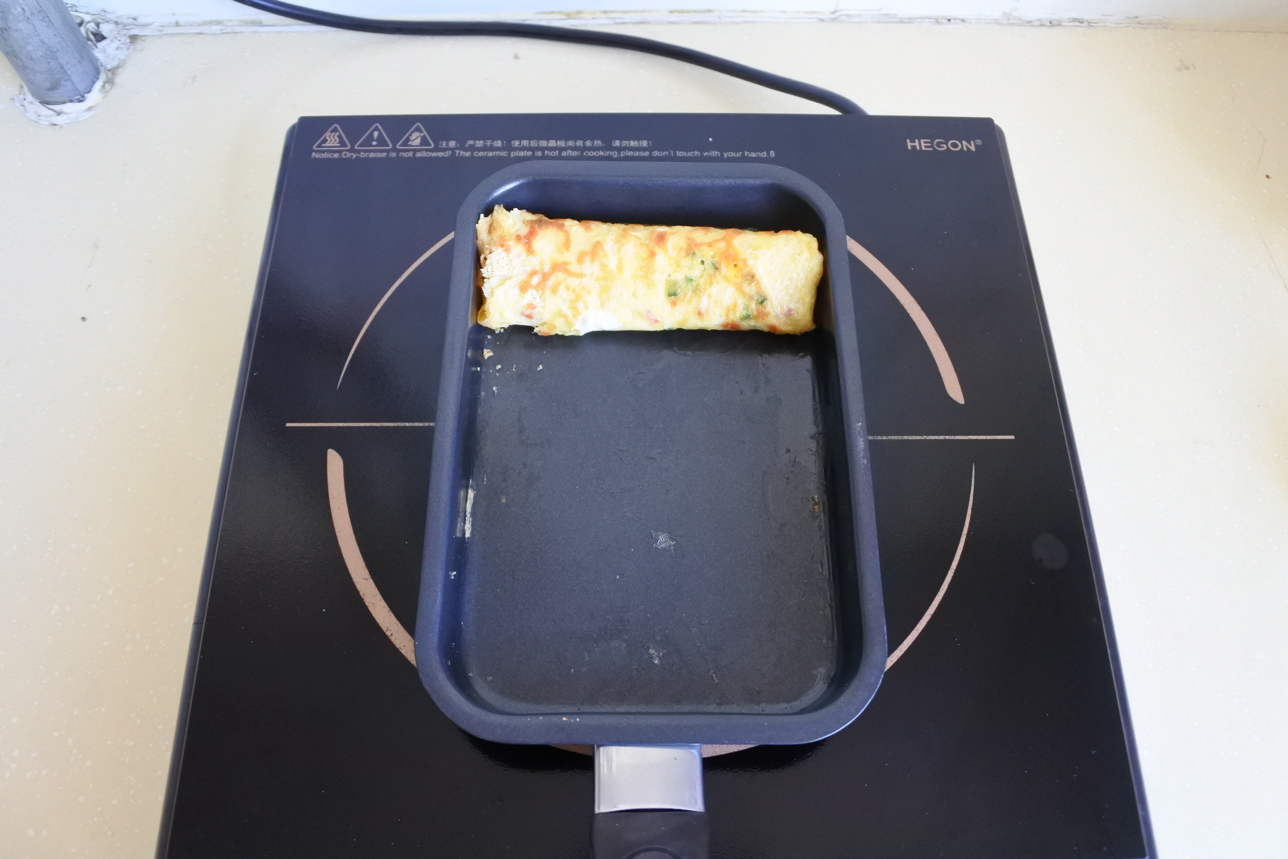 营养美味的蔬菜鸡蛋卷