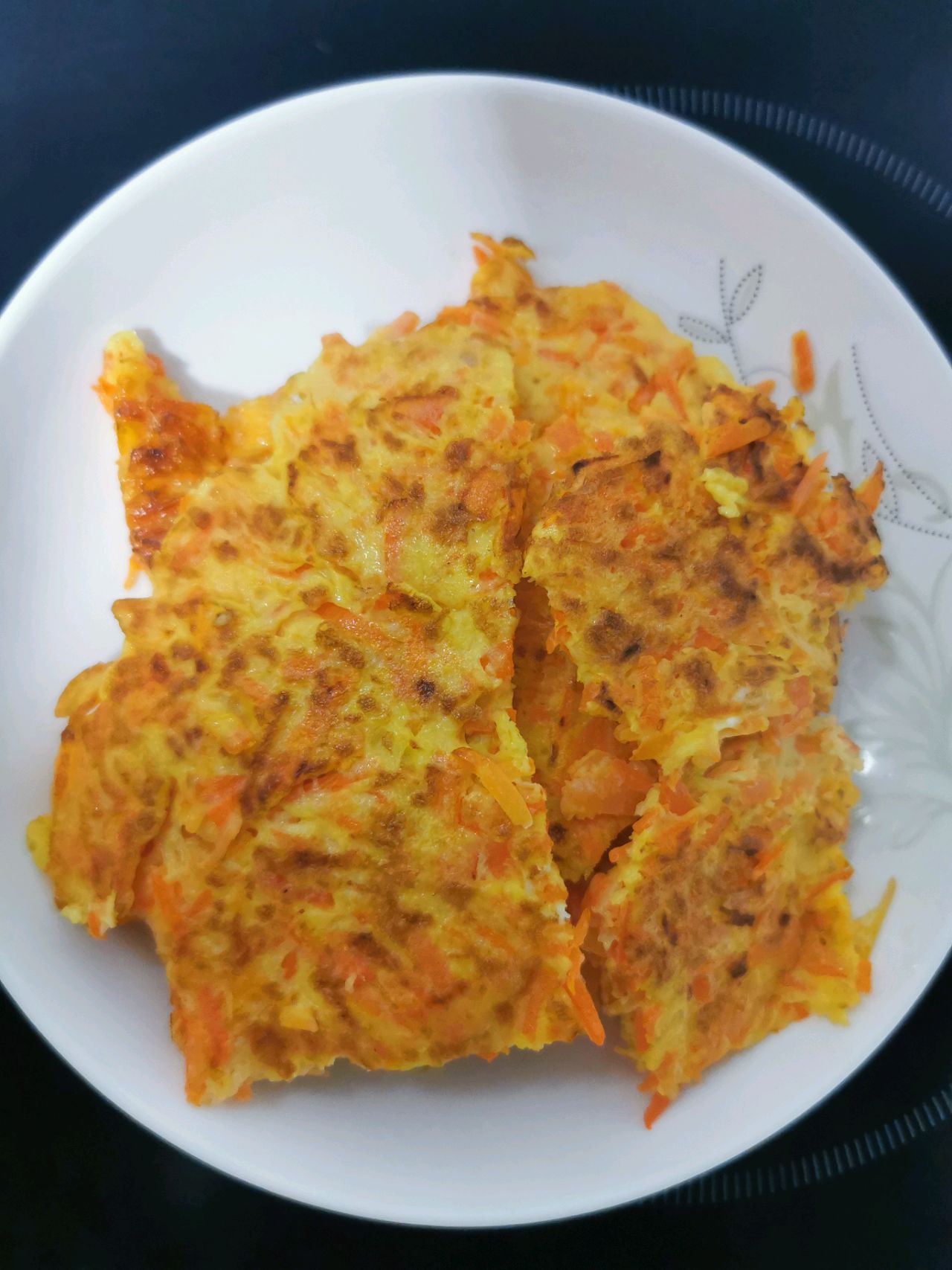 营养早餐 胡萝卜丝蛋饼