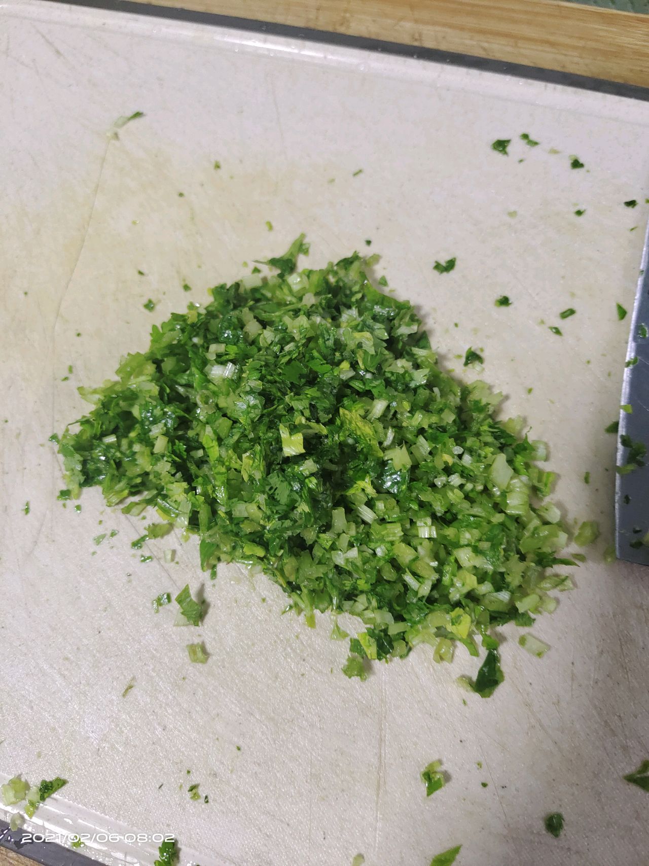营养早餐～青菜软饼