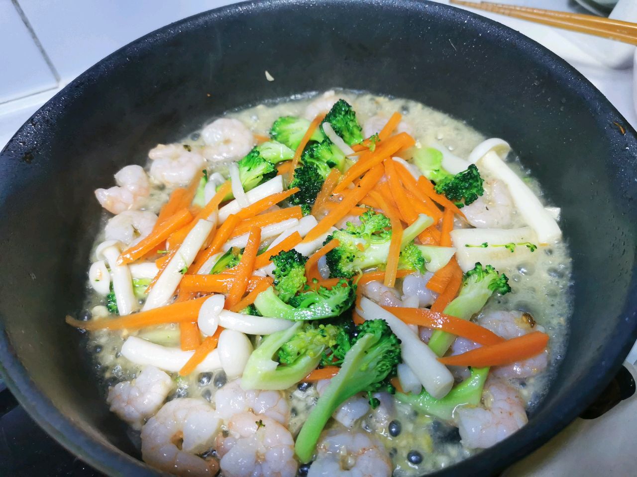 樱玉豆腐炒虾仁