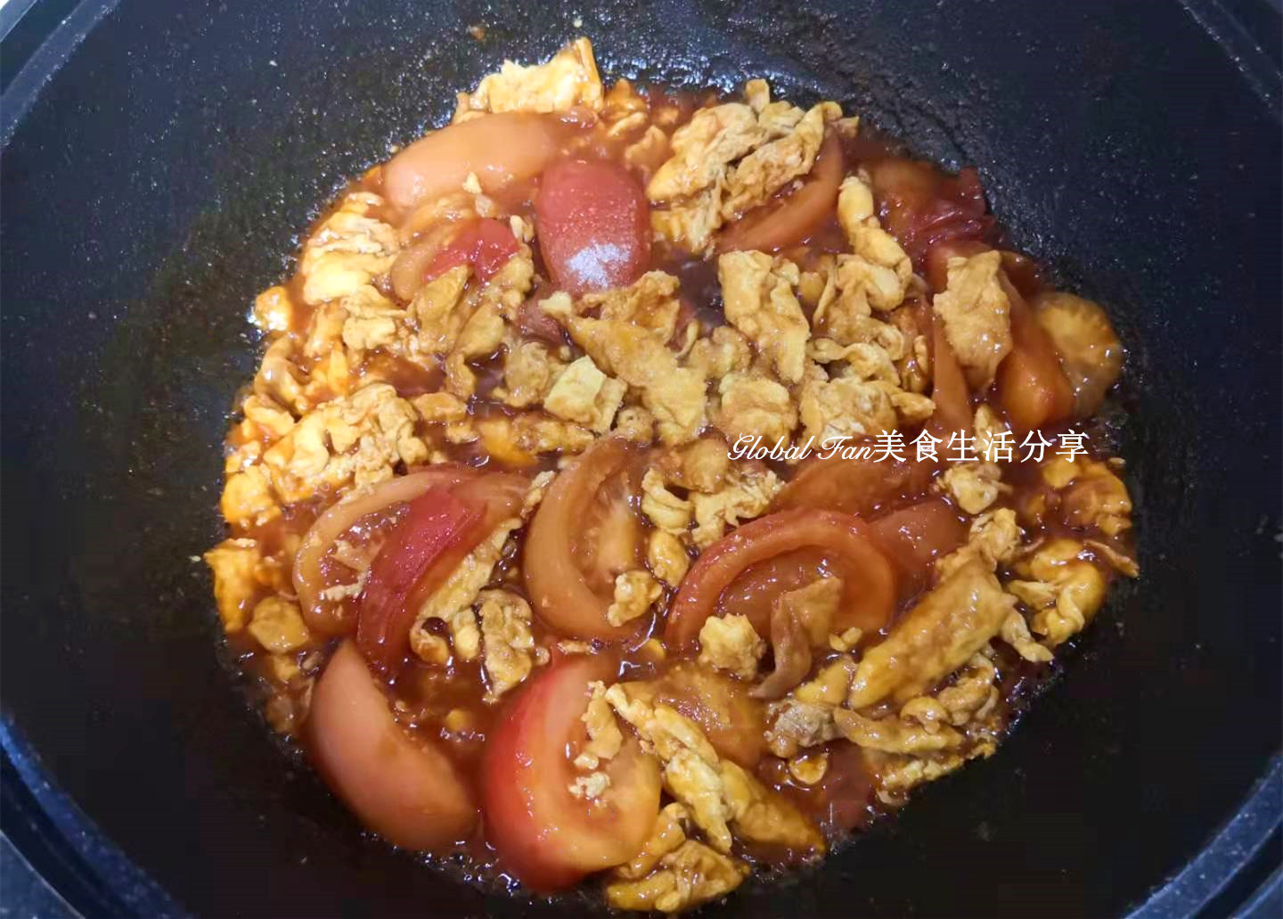 用纯正蚝油做番茄炒蛋，真香！