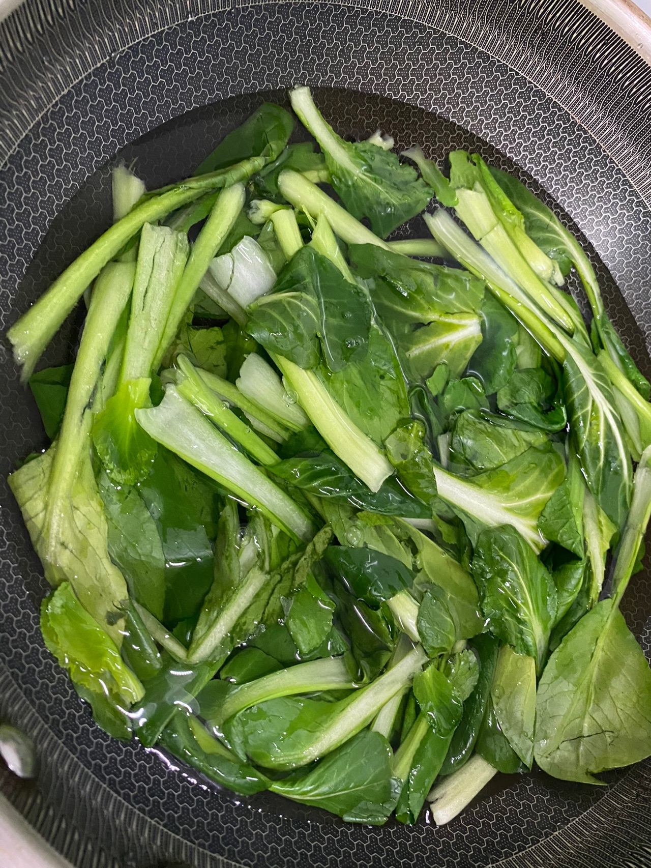 油菜扒虾仁
